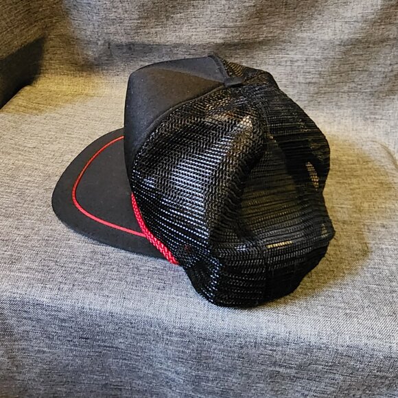 Vintage Autographix Kandi Tops Back w/ Red 58 Corvette Convertible Snapback Hat - Picture 3 of 8